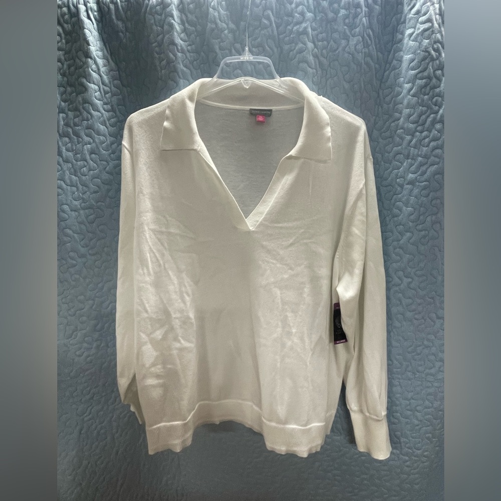 V Neck pull over sweater